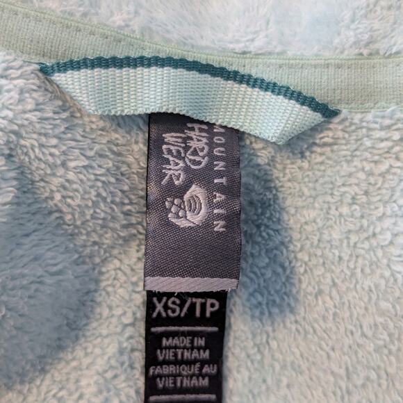 Mountain Hardwear Women's Full Zip Stand Collar Hi-Pile Sherpa Jacket Green, S - Picture 7 of 10